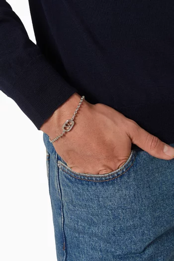 سوار بحلية بيضاوية معدن