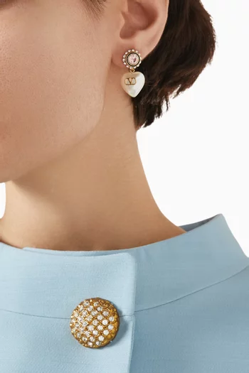VLogo Signature Pearl Earrings