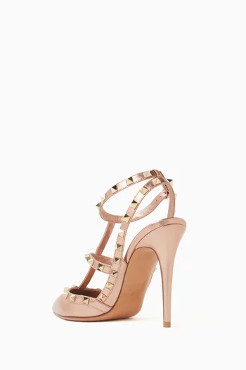 Rockstud Pumps in Laminated Nappa Leather