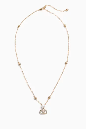 VLOGO Swarovski® Necklace in Metal