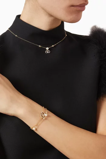 VLOGO Swarovski® Necklace in Metal