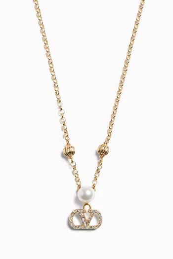 VLOGO Swarovski® Necklace in Metal