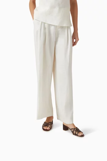 حذاء سمارا مفتوح ومرصع بكريستال بكعب 50 مم ستان