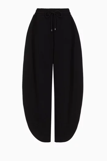 Petal Sweatpants in Lambskin Leather