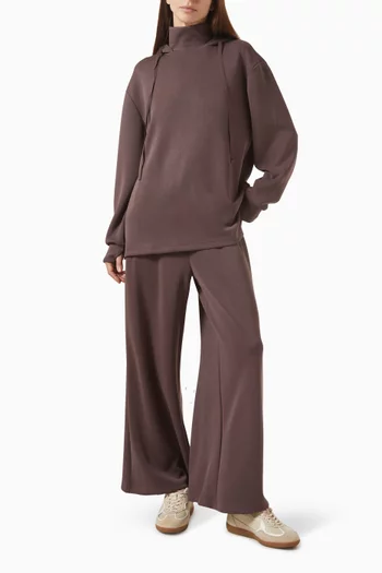 Wide-leg Track Pants