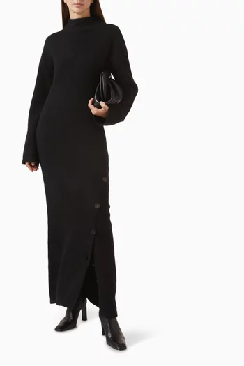 فستان سيلين نسيج صوف