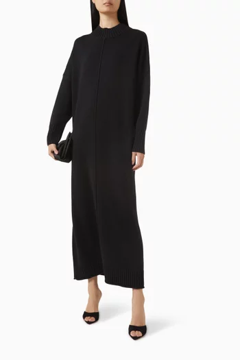 Inés Maxi Dress in Cotton-wool