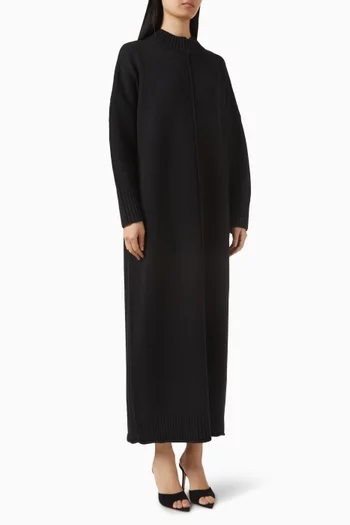 Inés Maxi Dress in Cotton-wool