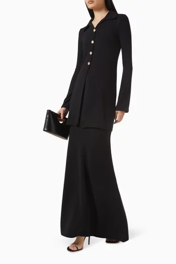 تنورة ميلا طويلة