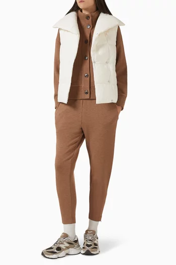 The Slim Zip Hem 26" Pants in Viscose Blend