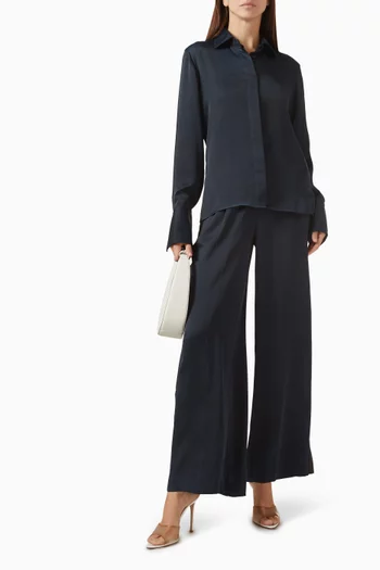 بنطال اوليفيا بنقشة مخططة