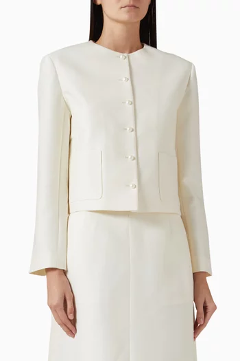 جاكيت صوفيا مزيج صوف وحرير