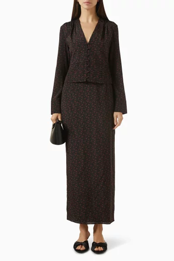 تنورة بيلاجيا حرير مولبيري