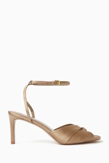 Twist Sandals in Silk