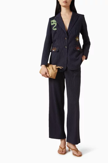 بنطال اردن مخطط كريب