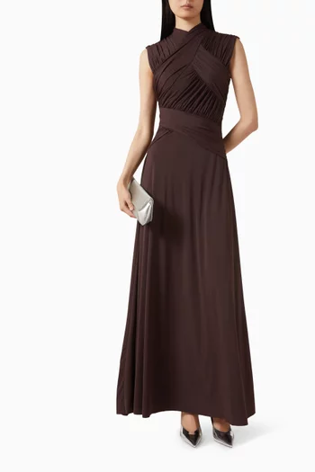 فستان سهرة جونيبر بدرابيه يدوي جيرسيه إيطالي