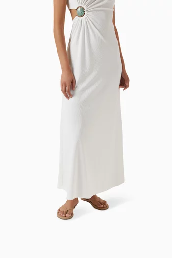 Foundations Matte Flip Flops in Leather