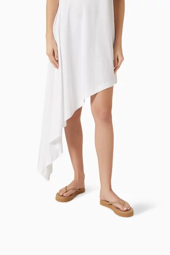 Lily Platform Flats in Leather