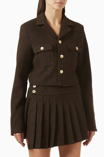 Daphina Tailored Jacket in Wool Blend