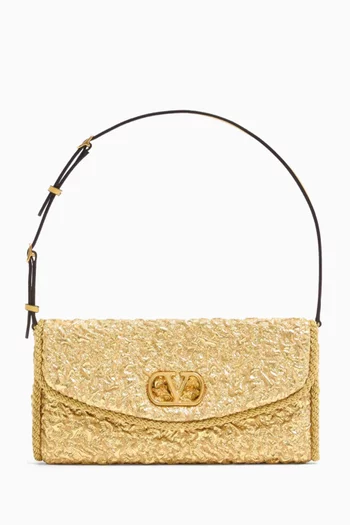 Small Vain Soft Shoulder Bag