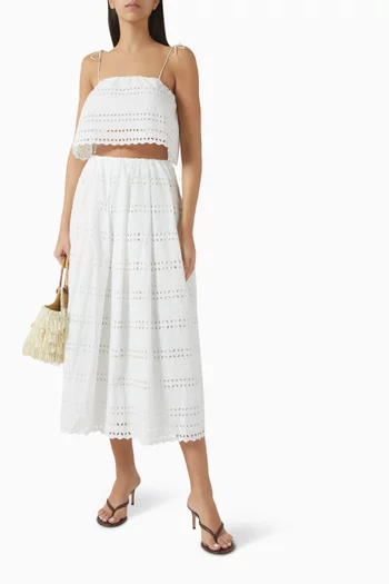 Abajo Embroidered Top