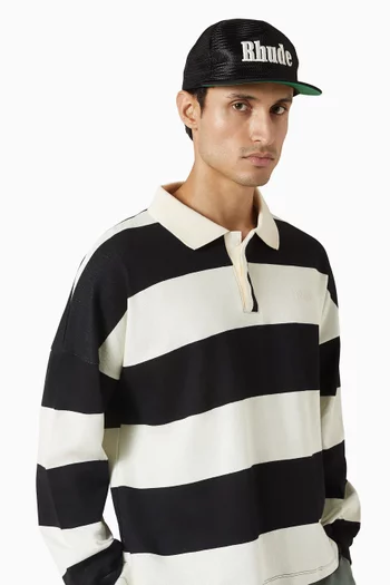 كاب بشعار الماركة قماش شبكي