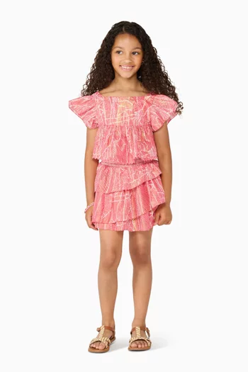 Cycas Top in Cotton Metallic