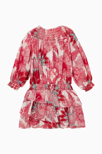 فستان قصير أنا قطن لامع