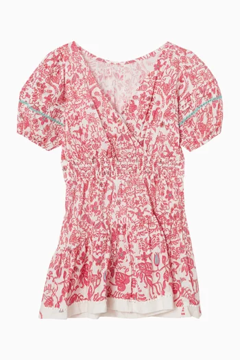 فستان شانتال قصير قطن