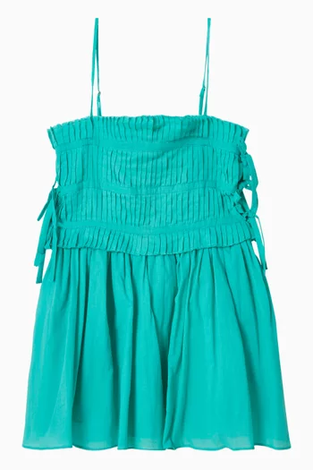 فستان الينا قصير قطن