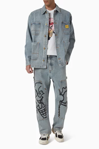 Cones & Bones Carpenter Jeans in Denim