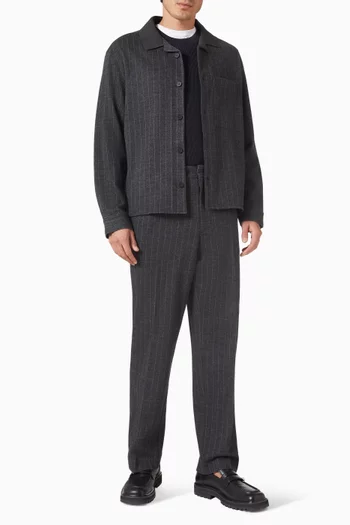 قميص مخطط صوف جيرسيه