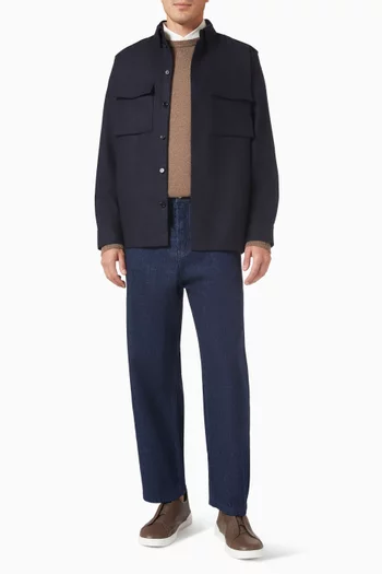 Dome Straight-leg Jeans in Denim