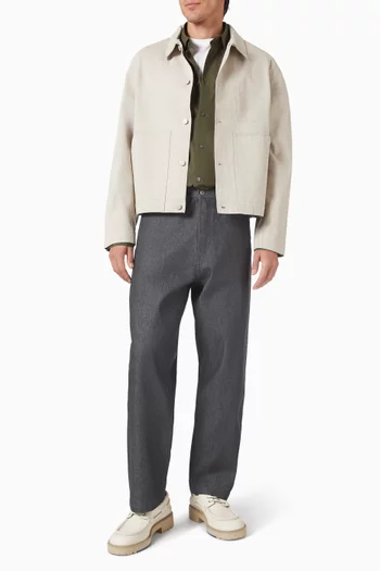 Fil-à-Fil Shirt in Cotton