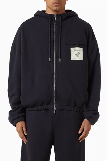 Le Hoodie Torneo in Cotton Fleece