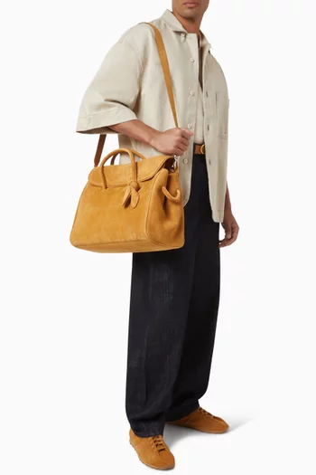 Les Cabas Turismo Bag in Suede