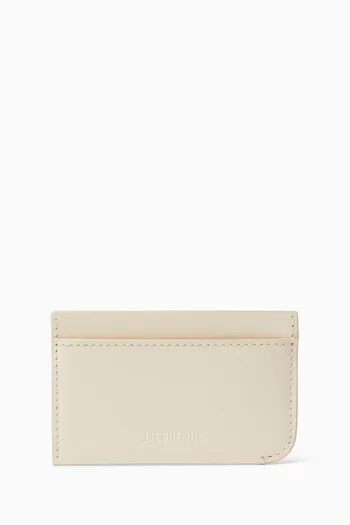Le Porte Curvo Card Holder in Leather