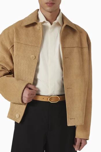 La Ceinture Salon Belt in Suede