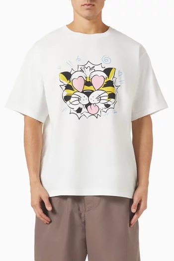 Wild Tiger T-shirt in Cotton