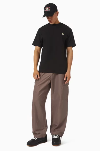 تي شيرت وايلد تايجر مطرز قطن