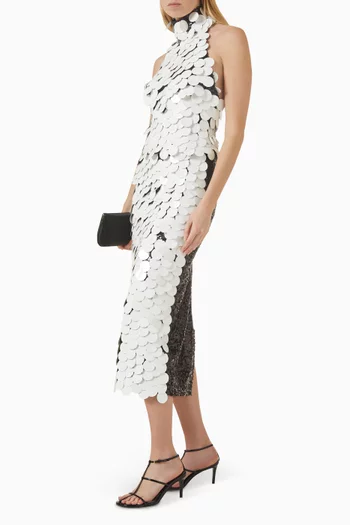 Dia Sequin-embellished Midi Skirt