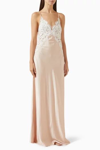 فستان نوم بيتون طويل