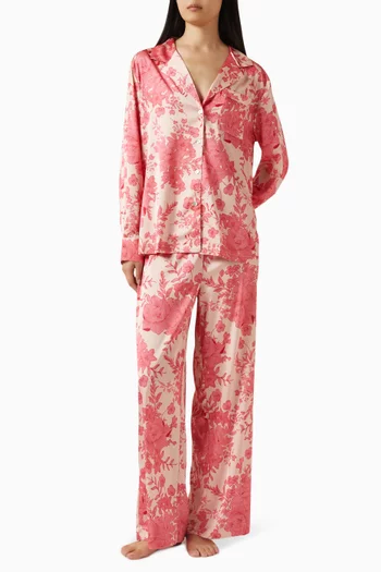 طقم بيجاما ببنطال سيلين