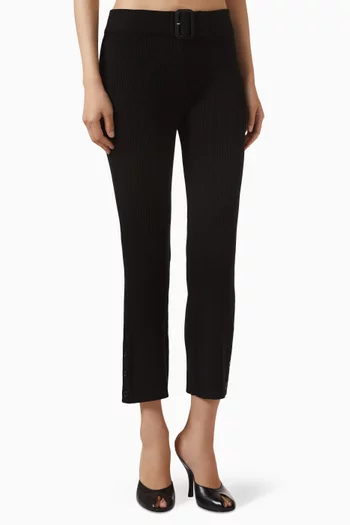 Capri Pants in Rib-knit