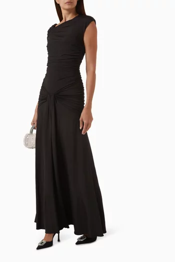 Asymmetric Maxi Dress