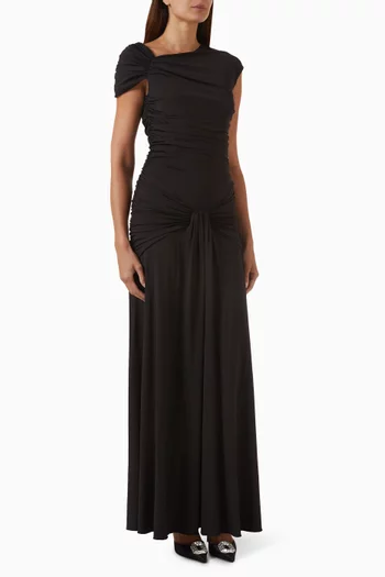 Asymmetric Maxi Dress