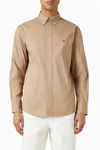 TH Flex Shirt in Cotton Poplin