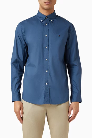 TH Flex Shirt in Cotton Poplin