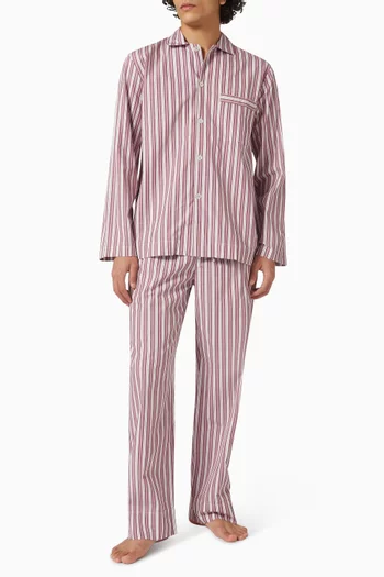 Pyjama Shirt in Cotton-poplin