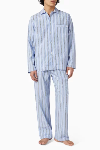 Pyjama Shirt in Cotton-poplin